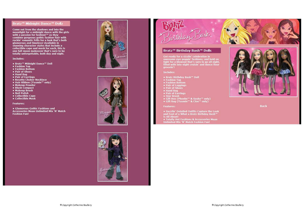 Bratz Catalogues